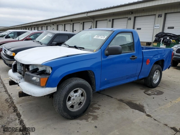 2008 Chevrolet Colorado Work Truck with VIN 1GCCS149588159535, listed as a Copart auction lot 45871475 with 296,065 mi miles and Salvage Title. Bid and sale history available at carsss.com. Image 1.