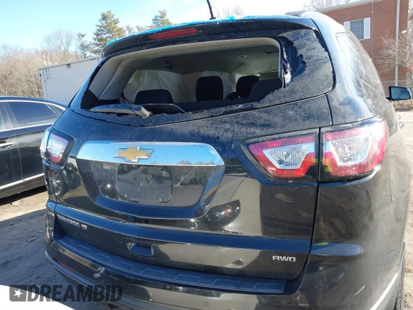 2017 Chevrolet Traverse LT with VIN 1GNKVGKD0HJ159942, listed as a IAAI auction lot 41595042 with 128,527 mi miles and . Bid and sale history available at DreamBid. Image 16.