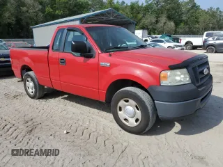 2007 Ford F-150 XL with VIN 1FTRF12247NA44414, listed as a Copart auction lot 53447705 with 144,243 mi miles and Salvage Title. Bid and sale history available at carsss.com. Image 4.