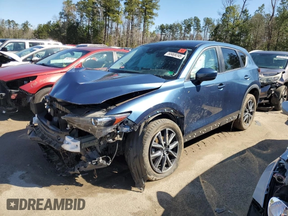 2018 Mazda CX-5 Touring with VIN JM3KFACM9J1445724, listed as a Copart auction lot 50469245 with 0 mi miles and Salvage Title. Bid and sale history available at carsss.com. Image 1.