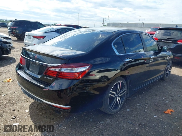 2016 Honda Accord Sport with VIN 1HGCR2F58GA025560, listed as a IAAI auction lot 42230380 with 178,148 mi miles and . Bid and sale history available at DreamBid. Image 4.