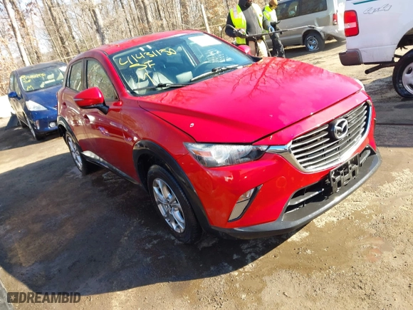2016 Mazda CX-3 Touring with VIN JM1DKBC75G0126946, listed as a IAAI auction lot 41431150 with 71,116 mi miles. Bid and sale history available at carsss.com. Image 1.