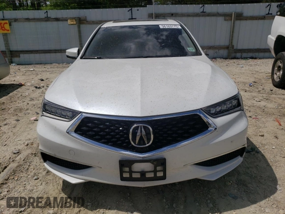 2020 Acura TLX Technology with VIN 19UUB2F43LA004089, listed as a Copart auction lot 56163775 with 56,653 mi miles and Salvage title. Bid and sale history available at DreamBid. Image 5.