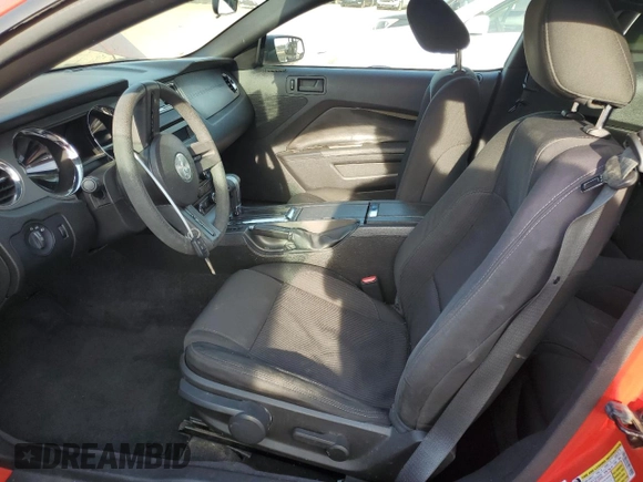2010 Ford Mustang V6 with VIN 1ZVBP8AN4A5172398, listed as a Copart auction lot 50214925 with 113,094 mi miles and Salvage Title. Bid and sale history available at DreamBid. Image 7.