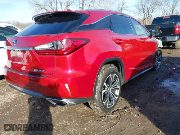 2017 Lexus RX with VIN 2T2BZMCA0HC062280, listed as a IAAI auction lot 41678853 with 62,000 mi miles. Bid and sale history available at carsss.com. Image 4.