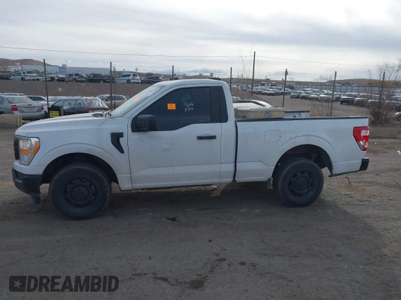 2022 Ford F-150 XL with VIN 1FTMF1CB8NKE34567, listed as a IAAI auction lot 41540725 with 44,784 mi miles. Bid and sale history available at carsss.com. Image 14.