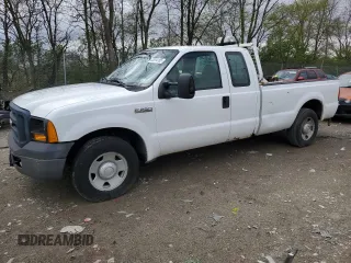 2006 Ford F-250 XL with VIN 1FTSX20506ED96521, listed as a Copart auction lot 53614185 with 105,180 mi miles and Clean title. Bid and sale history available at DreamBid. Image 1.