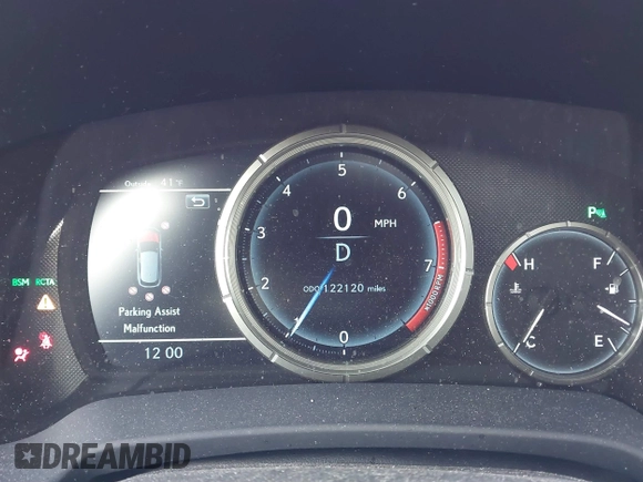 2016 Lexus RX 350 with VIN 2T2BZMCA5GC018063, listed as a IAAI auction lot 41850189 with 122,120 mi miles and . Bid and sale history available at DreamBid. Image 7.