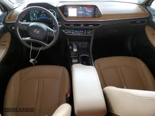 2021 Hyundai Sonata Hybrid Limited with VIN KMHL54JJ9MA032566, listed as a Copart auction lot 49005615 with 67,704 mi miles and Salvage Title. Bid and sale history available at carsss.com. Image 8.