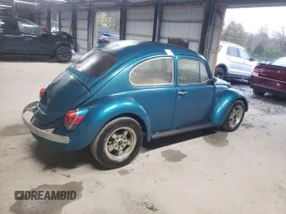 1970 Volkswagen Beetle with VIN 1102596488, listed as a Copart auction lot 79020114 with 50,115 mi miles and Salvage Title. Bid and sale history available at DreamBid. Image 3.