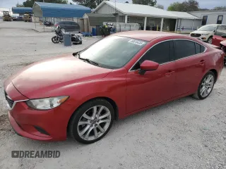 2016 Mazda 6 i Touring with VIN JM1GJ1V55G1483981, listed as a Copart auction lot 50818435 with 101,723 mi miles and Salvage Title. Bid and sale history available at DreamBid. Image 1.