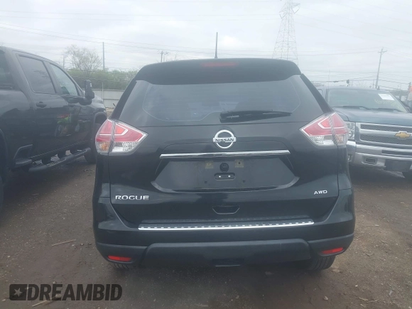 2016 Nissan Rogue SV with VIN KNMAT2MV3GP666185, listed as a IAAI auction lot 41932051 with 48,548 mi miles and . Bid and sale history available at DreamBid. Image 16.