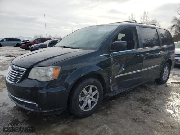 2012 Chrysler Town & Country Touring with VIN 2C4RC1BG4CR422751, listed as a Copart auction lot 41735745 with 271,785 mi miles and Clean Title. Bid and sale history available at carsss.com. Image 1.