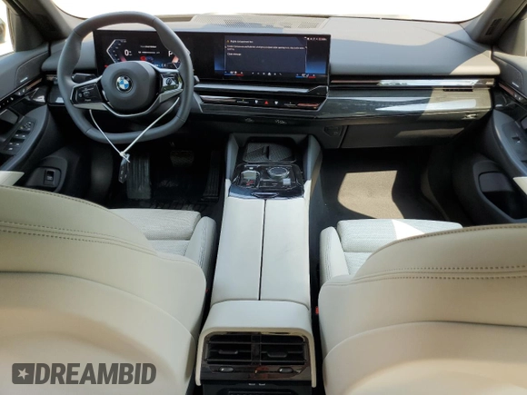 2024 BMW 5 Series 530i xDrive with VIN WBA53FJ04RCP87607, listed as a Copart auction lot 58768065 with 11,596 mi miles and Salvage title. Bid and sale history available at DreamBid. Image 8.