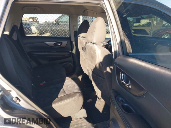 2015 Nissan Rogue SV with VIN KNMAT2MT1FP583514, listed as a IAAI auction lot 41389269 with 128,016 mi miles. Bid and sale history available at carsss.com. Image 8.