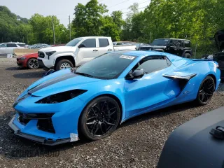 2023 Chevrolet Corvette 3LZ with VIN 1G1YF3D37P5604867, listed as a Copart auction lot 60778945 with 4,758 mi miles and Salvage title. Bid and sale history available at DreamBid. Image 1.