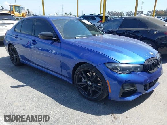 2022 BMW 3 Series 330i with VIN 3MW5R1J07N8C43346, listed as a IAAI auction lot 41947588 with 48,615 mi miles and . Bid and sale history available at DreamBid. Image 1.