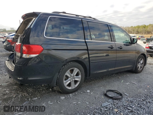 2008 Honda Odyssey Touring with VIN 5FNRL38968B022567, listed as a Copart auction lot 44445385 with 176,391 mi miles and Salvage Title. Bid and sale history available at carsss.com. Image 3.