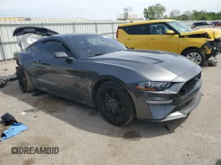 2019 Ford Mustang GT with VIN 1FA6P8CF2K5202287, listed as a Copart auction lot 55109385 with 51,387 mi miles and Salvage title. Bid and sale history available at DreamBid. Image 4.