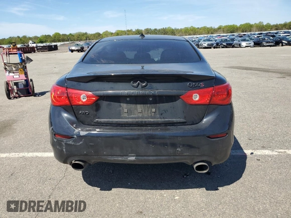 2017 Infiniti Q50 Red Sport 400 z VIN JN1FV7AR1HM870851, wystawiony jako Copart lot #56178215 z przebiegiem 106 468 mil mil oraz Nie do naprawy • Non repairable. Historia ofert i sprzedaży dostępna na DreamBid. Obrazek 6.