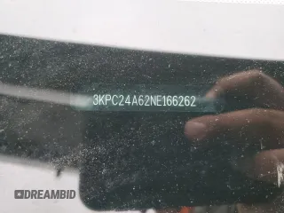 2022 Hyundai Accent SE с VIN 3KPC24A62NE166262, выставлен на аукционе Copart как лот 57131925 с пробегом 38 559 миль миль и Списание • Salvage title. История ставок и продаж доступна на DreamBid. Изображение 13.