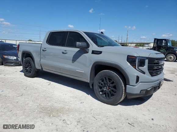2024 GMC Sierra 1500 Elevation with VIN 1GTPHCED0RZ199337, listed as a Copart auction lot 72191524 with 1,092 mi miles and Salvage Title. Bid and sale history available at carsss.com. Image 4.