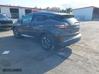 2015 Nissan Murano S with VIN 5N1AZ2MG2FN290455, listed as a IAAI auction lot 41945972 with 97,826 mi miles. Bid and sale history available at carsss.com. Image 3.