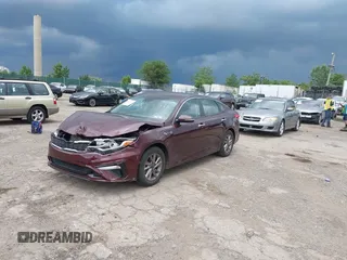 2019 Kia Optima LX with VIN 5XXGT4L36KG377856, listed as a IAAI auction lot 42615007 with 37,647 mi miles and . Bid and sale history available at DreamBid. Image 17.