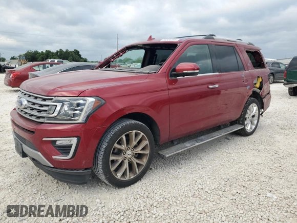 2019 Ford Expedition Limited with VIN 1FMJU2AT9KEA65962, listed as a Copart auction lot 53304395 with 125,920 mi miles and Salvage title. Bid and sale history available at DreamBid. Image 1.