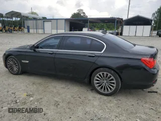 2011 BMW 7 Series 740Li with VIN WBAKB4C57BC574689, listed as a Copart auction lot 54701195 with 135,878 mi miles and Clean Title. Bid and sale history available at carsss.com. Image 2.
