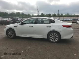2017 Kia Optima LX with VIN 5XXGT4L37HG154041, listed as a Copart auction lot 55580055 with 110,905 mi miles and Salvage title. Bid and sale history available at DreamBid. Image 2.