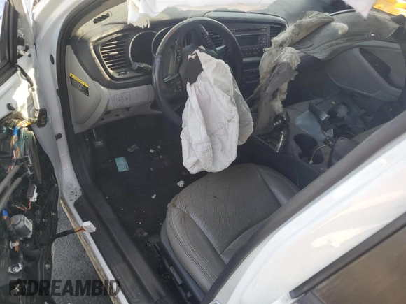 2013 Kia Optima EX with VIN 5XXGN4A70DG252340, listed as a Copart auction lot 58091195 with Not provided miles and Salvage title. Bid and sale history available at DreamBid. Image 8.