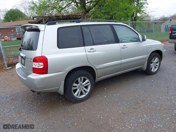 2006 Toyota Highlander Hybrid with VIN JTEEW21A860011629, listed as a IAAI auction lot 41915303 with 194,193 mi miles. Bid and sale history available at carsss.com. Image 4.