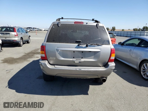 2001 Jeep Grand Cherokee Limited with VIN 1J4GW58S61C565685, listed as a Copart auction lot 73168374 with 252,978 mi miles and Clean Title. Bid and sale history available at carsss.com. Image 6.