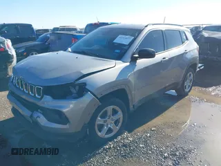 2023 Jeep Compass Latitude with VIN 3C4NJDBN5PT540587, listed as a IAAI auction lot 41214077 with 35,887 mi miles and . Bid and sale history available at DreamBid. Image 18.