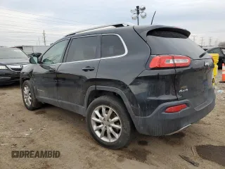 2016 Jeep Cherokee Limited with VIN 1C4PJMDB1GW328386, listed as a Copart auction lot 46660055 with 75,858 mi miles and Salvage Title. Bid and sale history available at DreamBid. Image 2.