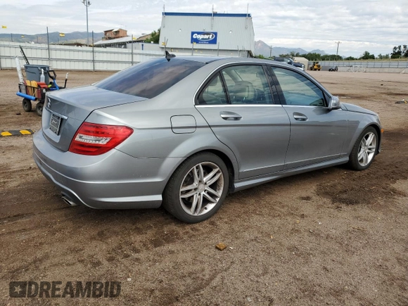2013 Mercedes-Benz C 300 Sport with VIN WDDGF8AB6DG125342, listed as a Copart auction lot 66119635 with 239,314 mi miles and Clean title. Bid and sale history available at DreamBid. Image 3.
