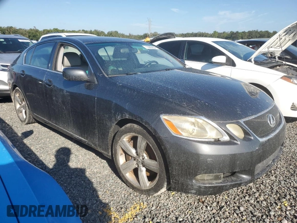 2007 Lexus GS 350 with VIN JTHBE96S670014503, listed as a Copart auction lot 73985654 with Not Provided miles and Salvage Title. Bid and sale history available at DreamBid. Image 4.