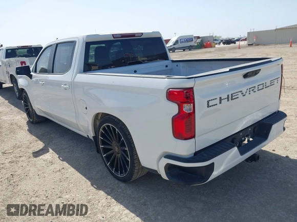 2022 Chevrolet Silverado 1500 LT with VIN 1GCPACEK2NZ635571, listed as a IAAI auction lot 41836489 with 63,875 mi miles. Bid and sale history available at carsss.com. Image 3.