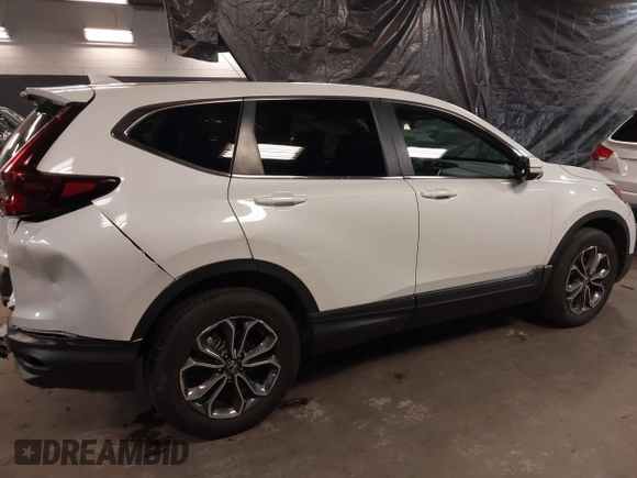 2022 Honda CR-V EX with VIN 2HKRW2H56NH643027, listed as a IAAI auction lot 40669713 with 12,614 mi miles. Bid and sale history available at carsss.com. Image 4.