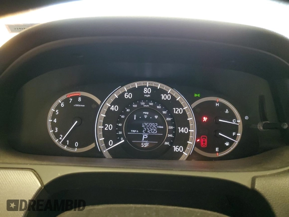 2015 Honda Accord LX with VIN 1HGCR2F39FA219415, listed as a Copart auction lot 53938215 with 125,992 mi miles and Salvage Title. Bid and sale history available at DreamBid. Image 9.