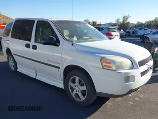 2006 Chevrolet Uplander LS Fleet with VIN 1GBDV13L96D139239, listed as a IAAI auction lot 41413569 with 165,748 mi miles. Bid and sale history available at carsss.com. Image 1.