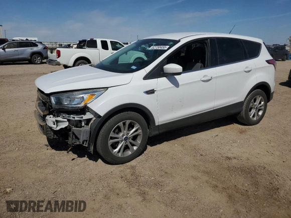 2017 Ford Escape SE with VIN 1FMCU0GD0HUC77693, listed as a Copart auction lot 52730455 with 90,220 mi miles and Salvage Title. Bid and sale history available at carsss.com. Image 1.