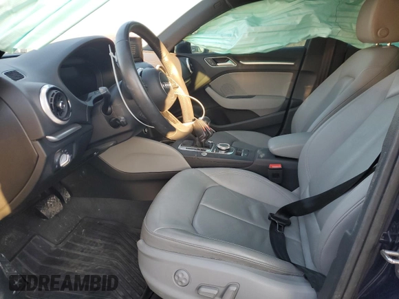 2018 Audi A3 Sedan Premium Plus with VIN WAUJ8GFF0J1022204, listed as a Copart auction lot 77370443 with 28,278 mi miles. Bid and sale history available at carsss.com. Image 7.