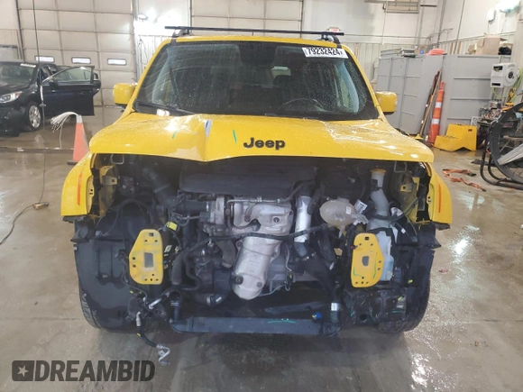 2018 Jeep Renegade Altitude with VIN ZACCJBBH2JPG69665, listed as a Copart auction lot 79232424 with 116,247 mi miles and Salvage title. Bid and sale history available at DreamBid. Image 5.