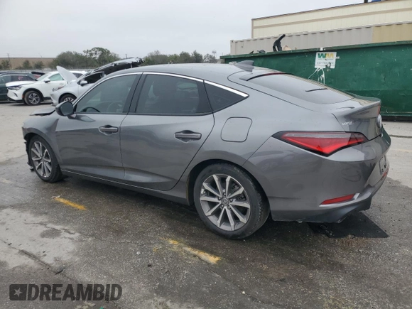 2023 Acura Integra with VIN 19UDE4H24PA010858, listed as a Copart auction lot 42124435 with 41,174 mi miles and Salvage Title. Bid and sale history available at DreamBid. Image 2.