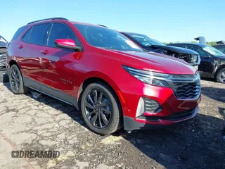 2023 Chevrolet Equinox RS with VIN 3GNAXMEG3PS153365, listed as a IAAI auction lot 42046883 with 72,191 mi miles and . Bid and sale history available at DreamBid. Image 1.