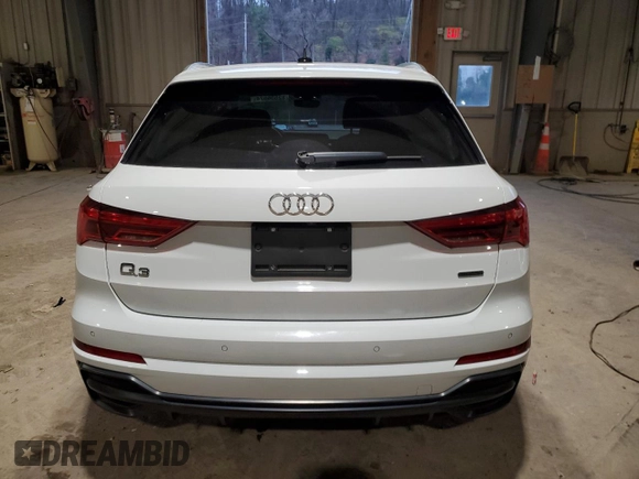 2019 Audi Q3 S line Premium Plus with VIN WA1EECF30K1064220, listed as a Copart auction lot 82536574 with 62,388 mi miles and Salvage Title. Bid and sale history available at carsss.com. Image 6.