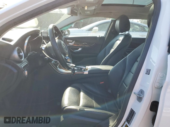 2015 Mercedes-Benz C 300 with VIN 55SWF4JBXFU079976, listed as a Copart auction lot 50727145 with 67,285 mi miles and Salvage Title. Bid and sale history available at carsss.com. Image 7.