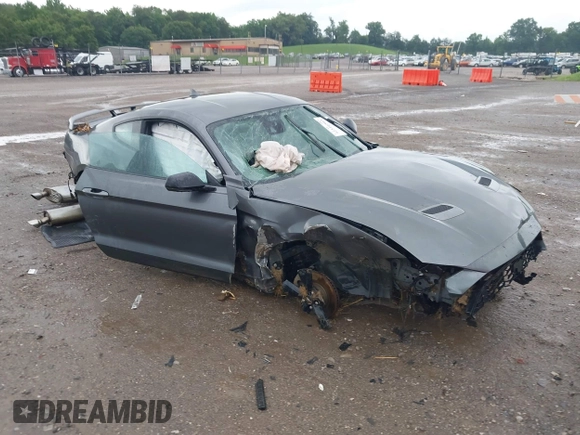 2022 Ford Mustang EcoBoost with VIN 1FA6P8TH5N5150143, listed as a IAAI auction lot 42516503 with Not provided miles and . Bid and sale history available at DreamBid. Image 6.